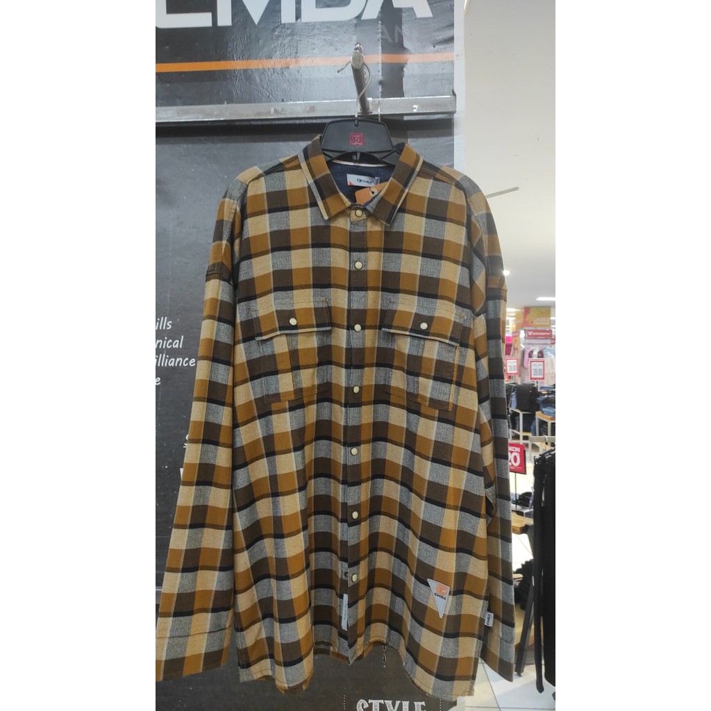 KEMEJA FLANEL LENGAN PANJANG EMBA JEANS