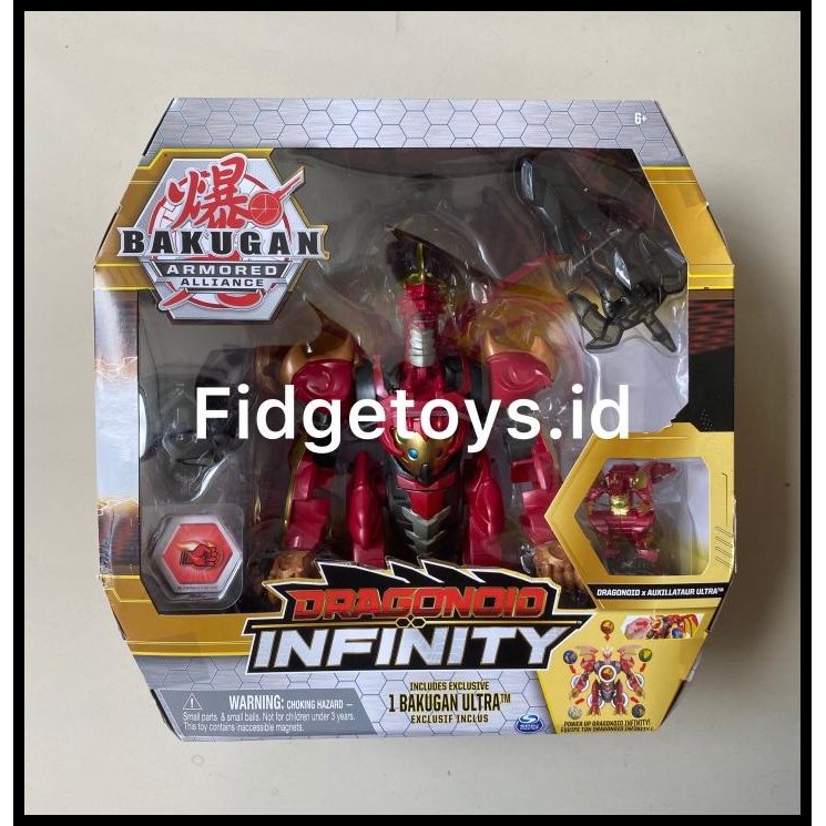 Bakugan Dragonoid Infinity Transforming Figure With Accessories