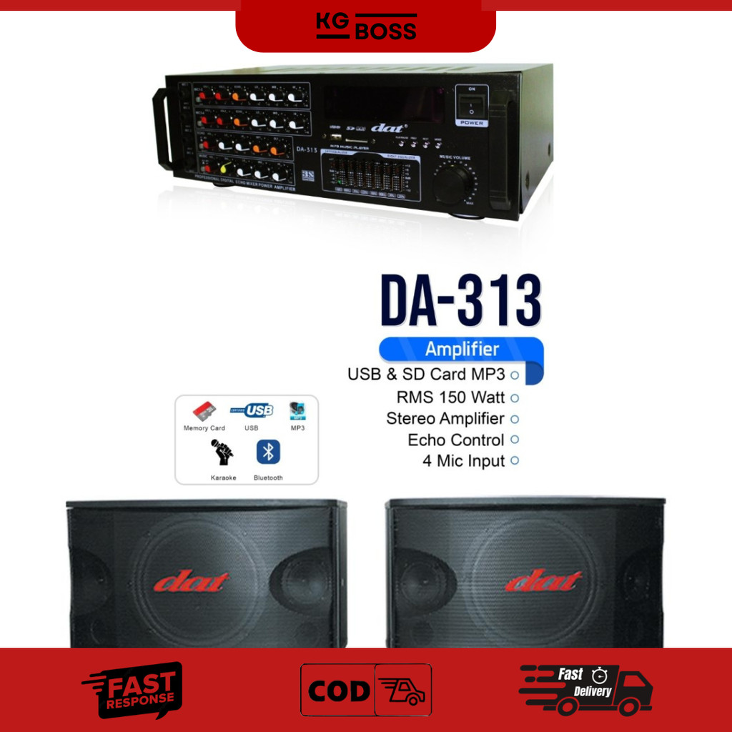 DAT SPEAKER PASIF KARAOKE DAT DA 4500