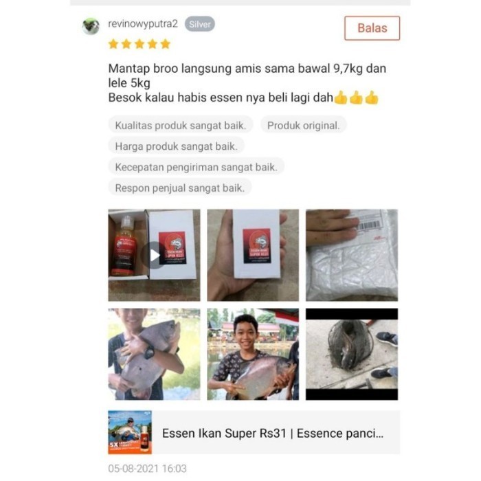 Ready Essen Ikan Super RS31 Esen Ikan