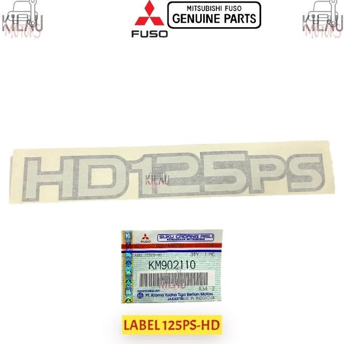 

Sticker Stiker Label Hd125Ps Original Mitsubishi Km902110