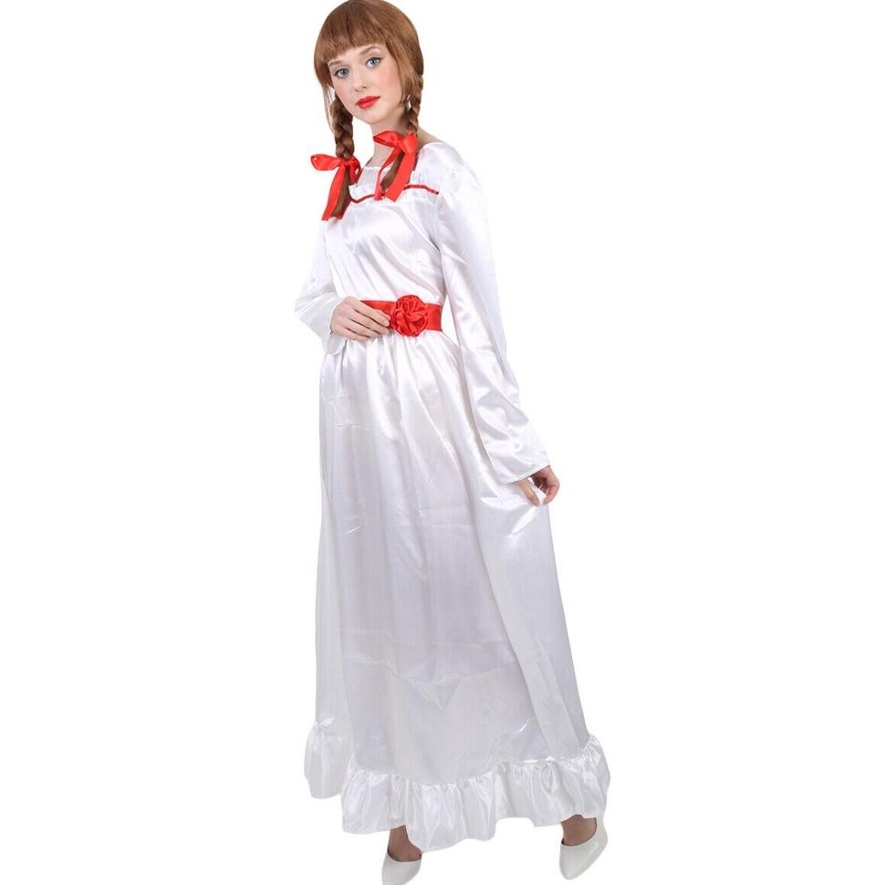 MURAH Kostum Anabel Cosplay Boneka Annabelle Costume dewasa Adult All size Halloween TERLARIS
