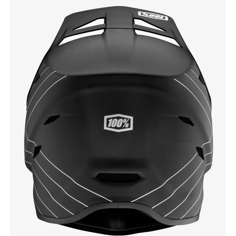 Helmet 100% Status Black / Helm Sepeda Mtb Dh Fullface Bmx  Sale