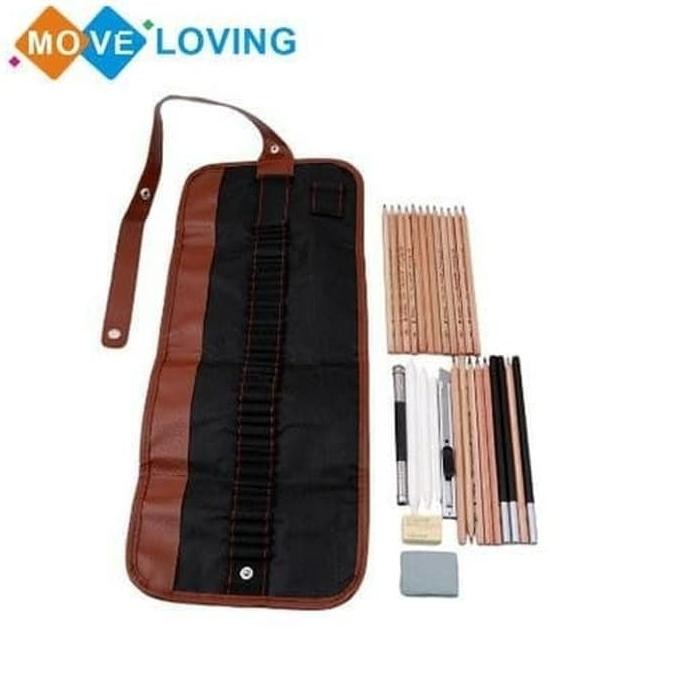 

Ok75 set 29 pensil sketsa gambar sketch drawing pencil free pouch exclusive Terlaris
