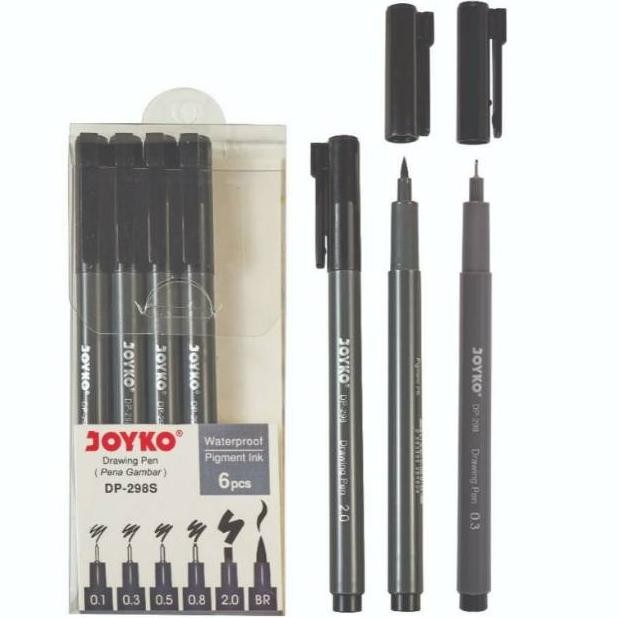 

fx-45 Joyko drawing pen set 6 Murah