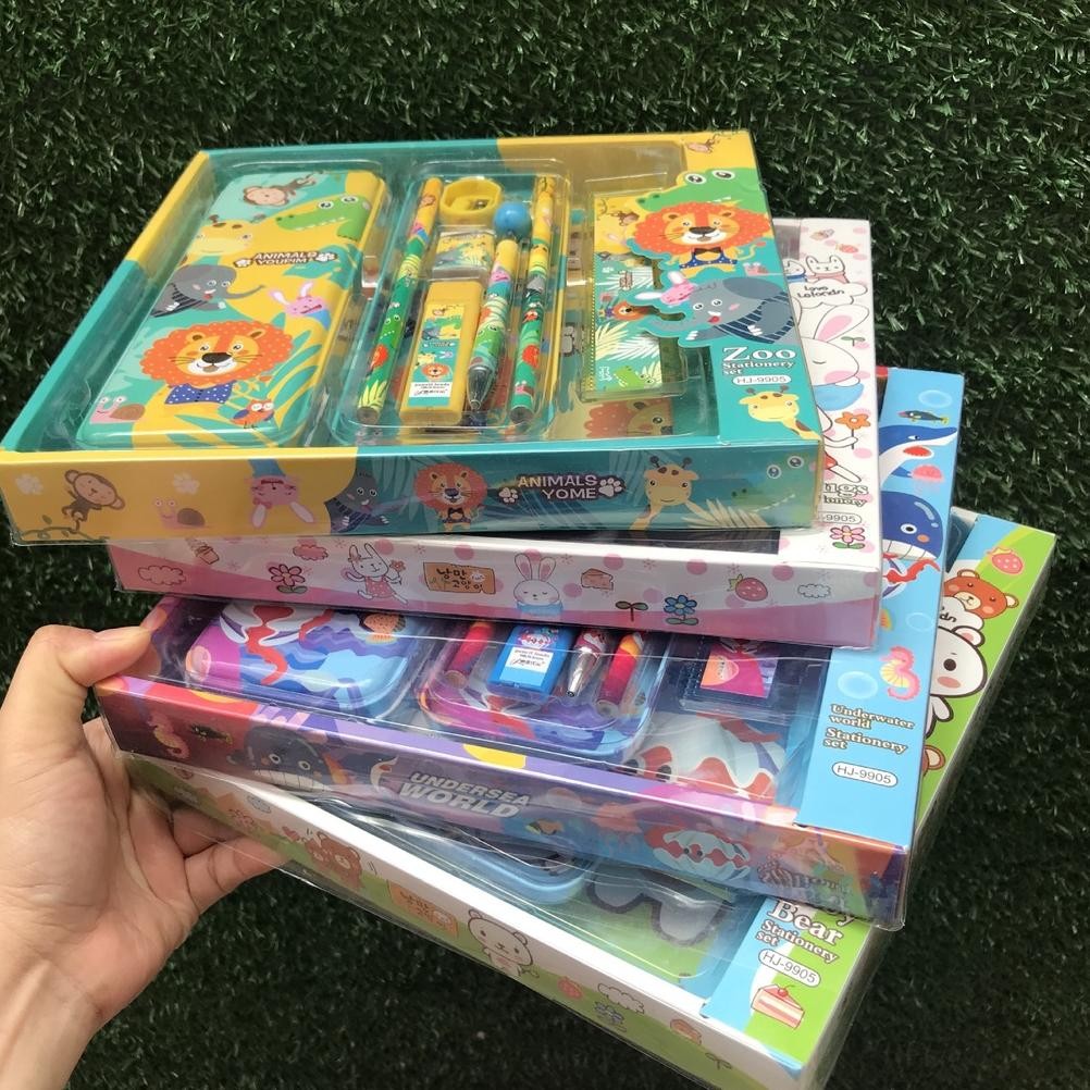 

hj-45 2010 Stationary Set Kotak Pensil Anak Set 7In1 Stationery Alat Tulis Kotak Pensil Karakter Sale