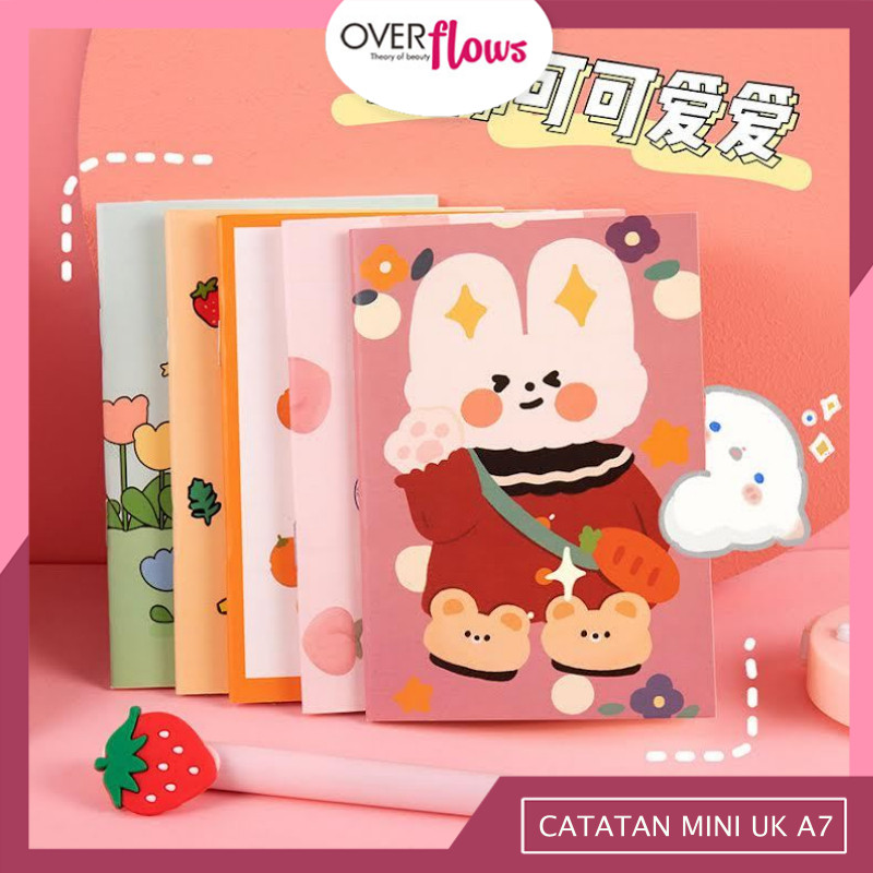 

OVERFLOWS.ID BUKU TULIS CATATAN MINI UKURAN A7 MOTIF GAMBAR KARTUN / BUKU CATATAN / BUKU KECIL /