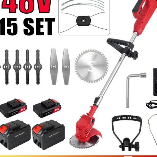 48V Mesin Potong Rumput Cordless Grass Trimmer Mesin Pemotong Rumput