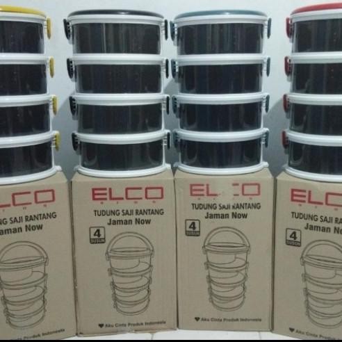 Tudung Saji Elco/ Tudung ELCO Rantang 4 Susun / Tudng Saji Serbaguna HFS