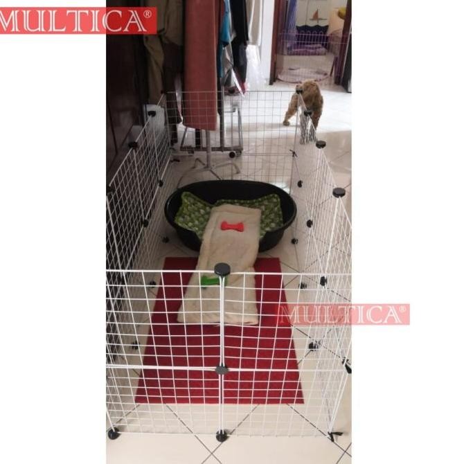 Multica Kandang Kucing / Kandang Anjing / Kandang Besi Lipat Tebal