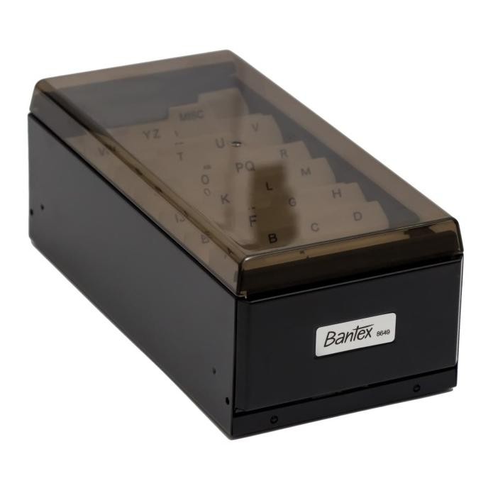 

NEW Bantex Business Card Cases Capacity 600 Cards #8649 10