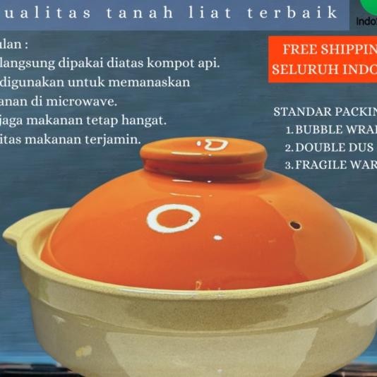 Claypot Masak / Panci Tanah Liat/Claypot Sapo Ceper