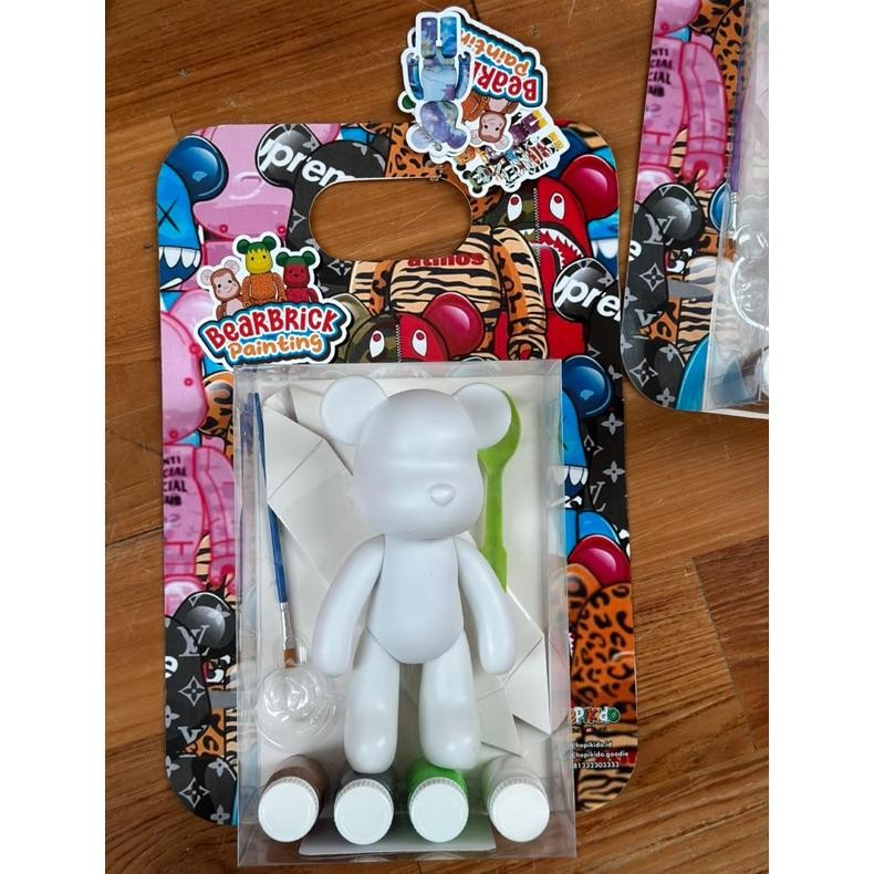 [LARIS] HEPIKIDO DIY BEARBRICK painting mewarnai bearbrick