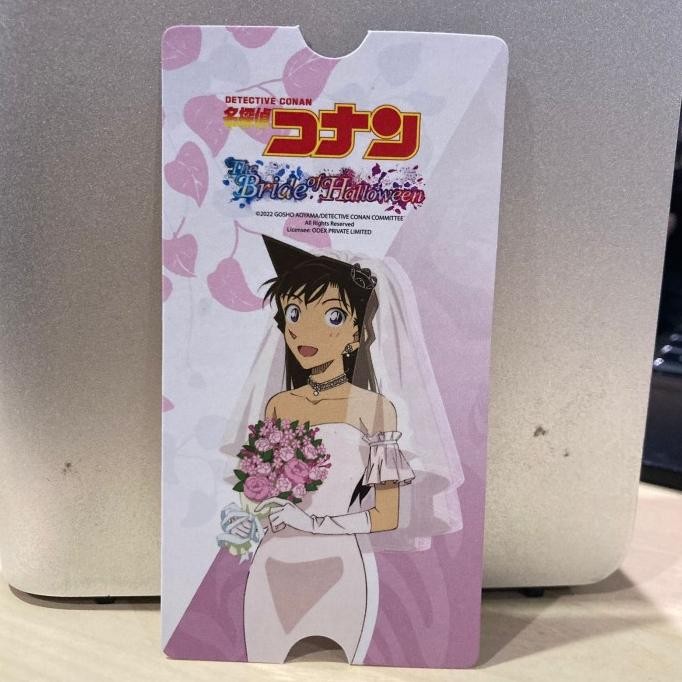 DFR Collectible Ticket Detective Conan The Bride Of Halloween Card CGV ORI TERLARIS