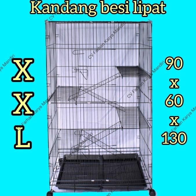 Kandang Kucing Kelinci Tingkat 4 Xxl
