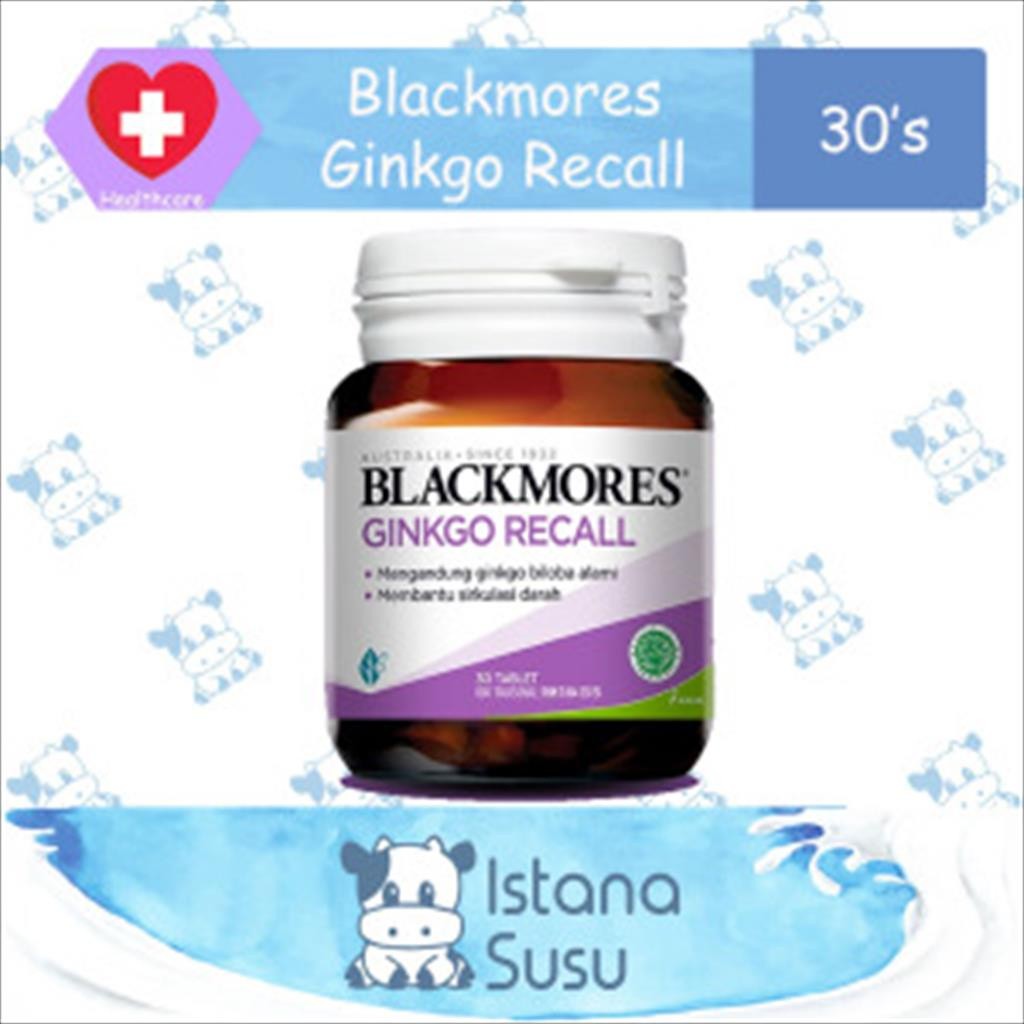 Blackmores Ginkgo Recall (30)