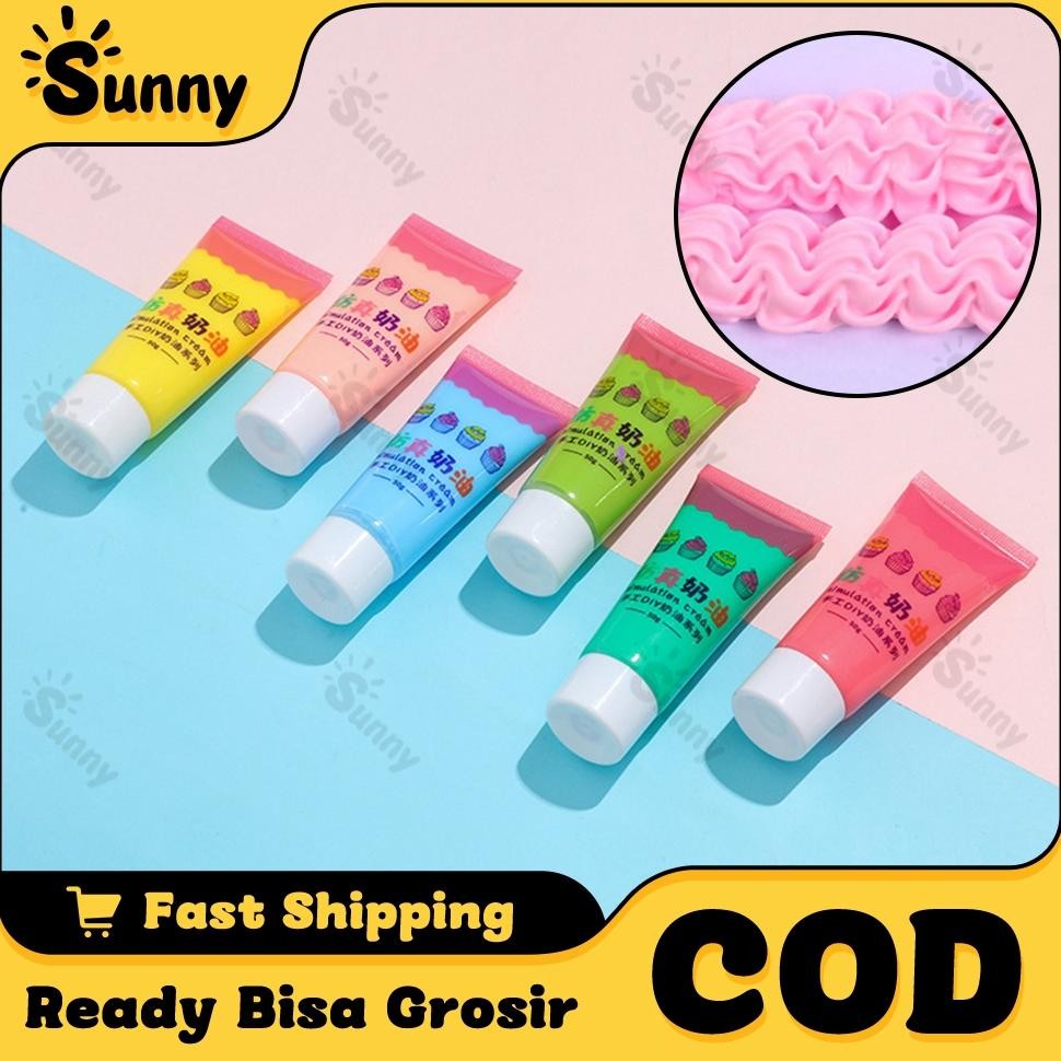 

Discount 5Pcs/Set Lem Krim Resin Clay Ukuran Kecil 50Ml, Lem Diy, Deco Cream,Glue Resin Materi Diy Murah
