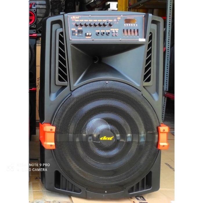 Speaker Portable 18 inch DAT DT 1809 Bluetooth - DT1809 MAXI + 2 mic