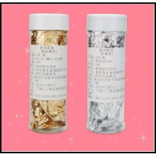 

Foil Edible Dekorasi Cake / Foil Edible Gold / Foil Edible Silver