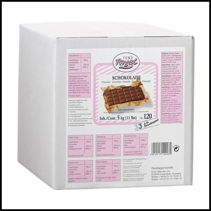 

Dreidoppel Fond Royal Cl Perisa Bubuk Powder Premium 100Gr Puding