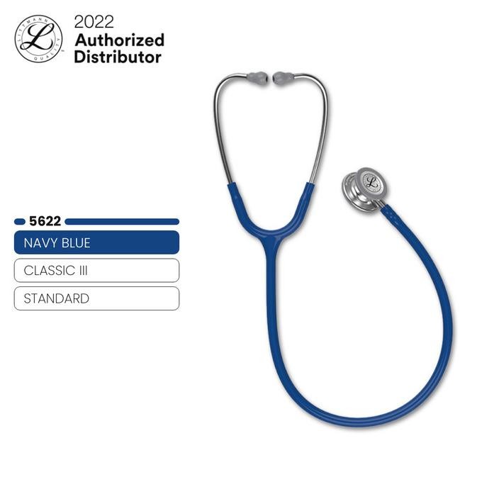 3M Littmann Classic III Stethoscope / Stetoskop - NAVY BLUE - 5622