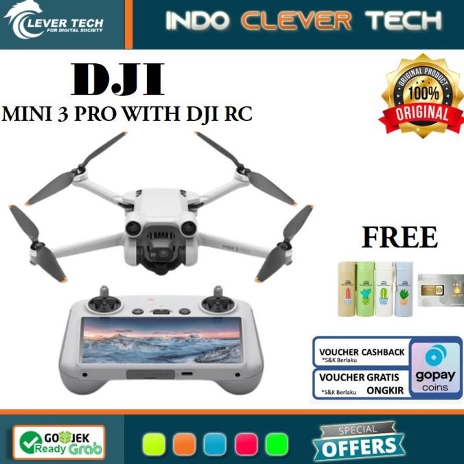 Dji Mini 3 Pro (Dji Rc) Drone Kamera Original  Murah