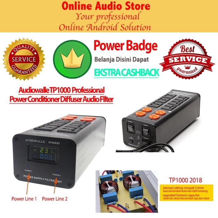 Weiduka ac 8.8 Weiduka power purifier ,filtering noise HiFi sound