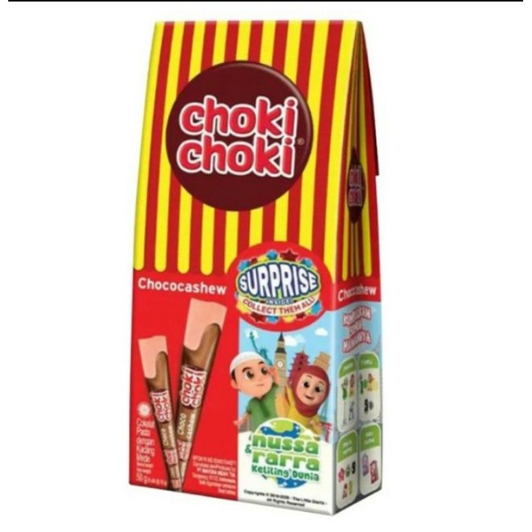 

CHOKI CHOKI SURPRISE COKLAT 5X10G - 110670