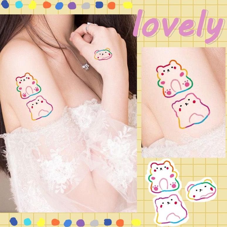 (30 LEMBAR)STICKER TATTO TEMPORER/ TATO TEMPORARY TAHAN AIR/ TATO ANAK PALSU/ TATYO LUCU/ TATO AIR b