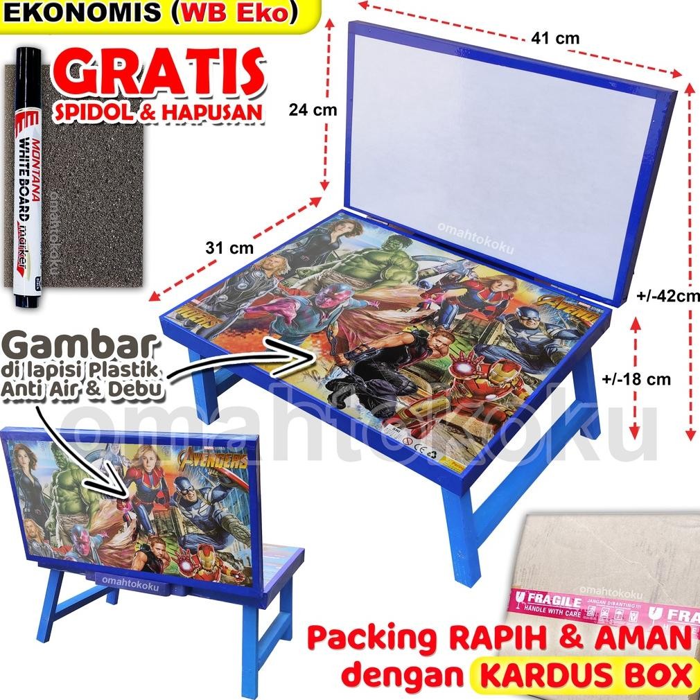 

Big Sale Meja Belajar Plus Papan Tulis Lipat Karakter Anak Minimalis Gratis Spidol Dan Penghapus 30X40X24 Lengkap 1 Set Banyak Pilihan Model Dan Motif Dengan Whiteboard Atau Tanpa White Board High Quality
