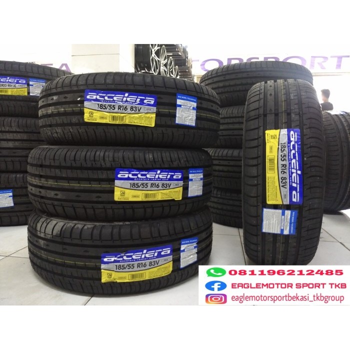 Ban Mobil Standar Honda Jazz RS 185/55 R16 Accelera PHI-R Bukan DUNLOP