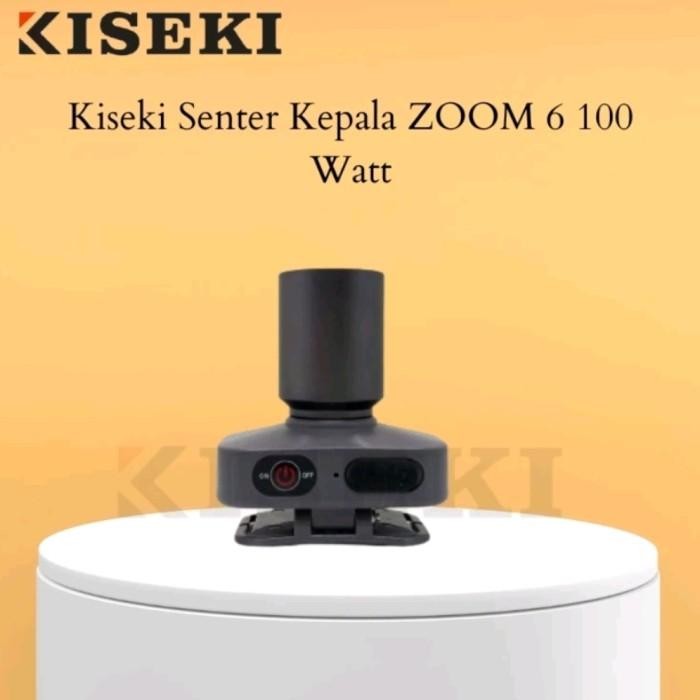 Kiseki Senter Kepala Zoom 100 Watt Super Terang - Senter Zoom