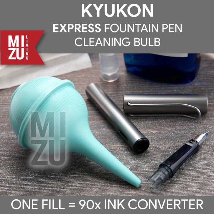 

Terlaris MIZU KYUKON Fountain Pen Express Cleaner Bulb Flusher SALE