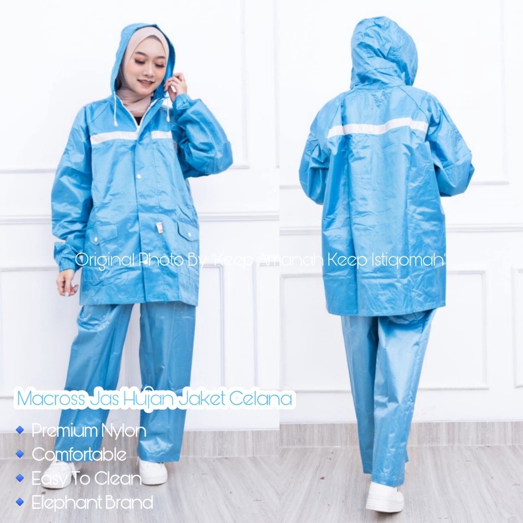 Jas Hujan Terbaru2024 Mantel Musimhjn Model Kelelawar Jumbo Setelan Mantrol Cowok Cewek Raincoat Teb