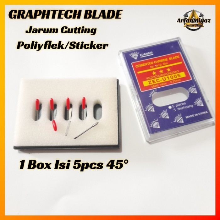 

Terlaris Cutting Graptech 45 derajat 5pcs Blade SALE