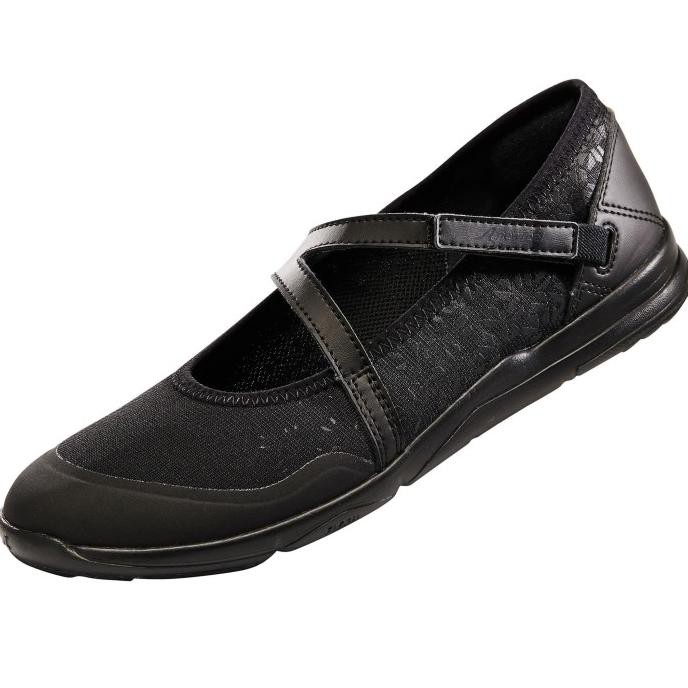 Decathlon Newfeel Sepatu Walking Pw160 Easy Hitam Dewasa - 8504700