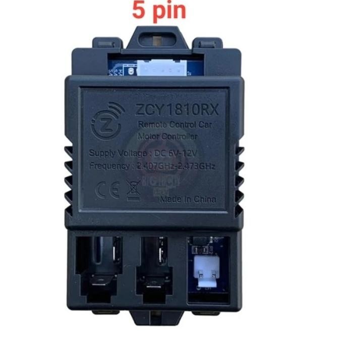 Remot Receiver Zcy1810Rx / Jr1810Rx 7Pin 6V - 12V Mobilan Aki Set Part Original