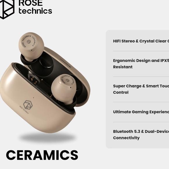Rose Technics Ceracs Hifi Tws Enc Gang E Bt 5.3