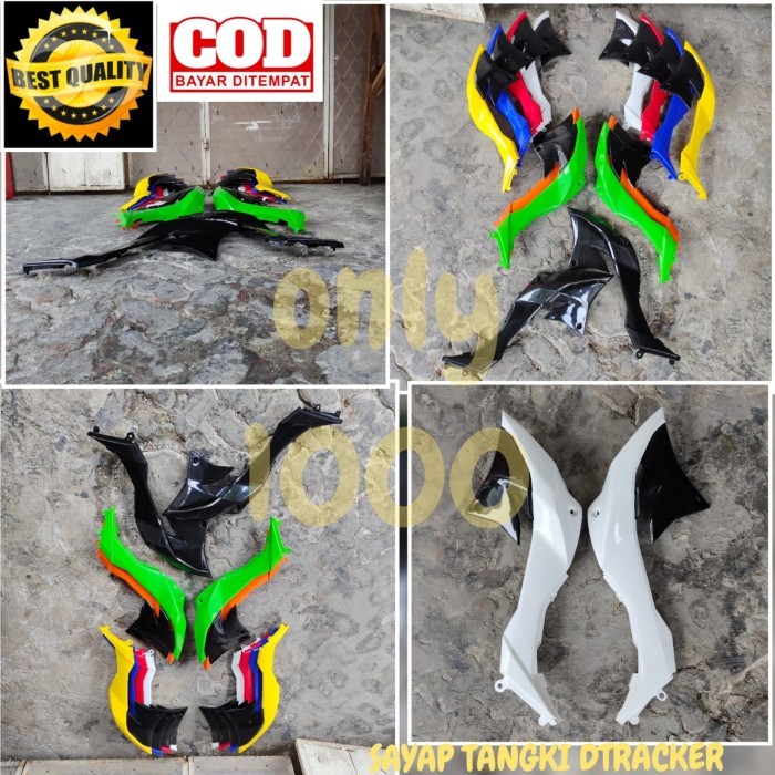 cover tangki dtracker new sayap tangki klx dtracker -B