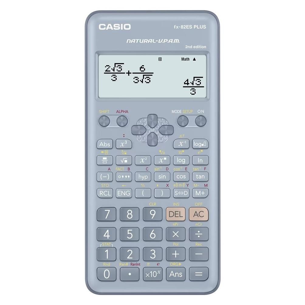 

PROMO Kalkulator Ilmiah CASIO FX 82ES PLUS 2nd Edition Scientific Calculator 82 ES fgs-3