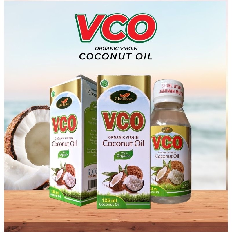 

VCO Virgin Coconut Oil Minyak Kelapa Gholiban 125 ml