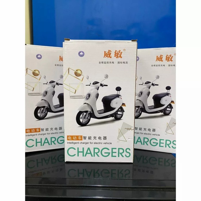 Charger Aki Battery Sepeda Listrik 48V 12Ah Selis Murai Unity Antelope