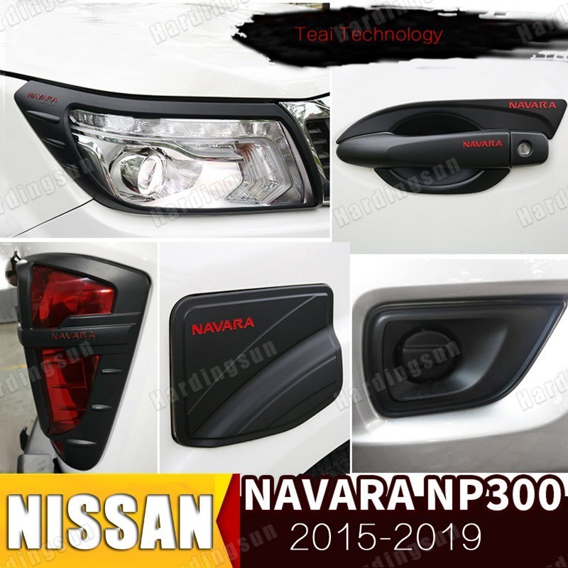 Penutup lampu belakang lampu untuk Nissan Navara 2015-2019 Modifikasi NP300 Fog Lamp Ekor Lampu Bing