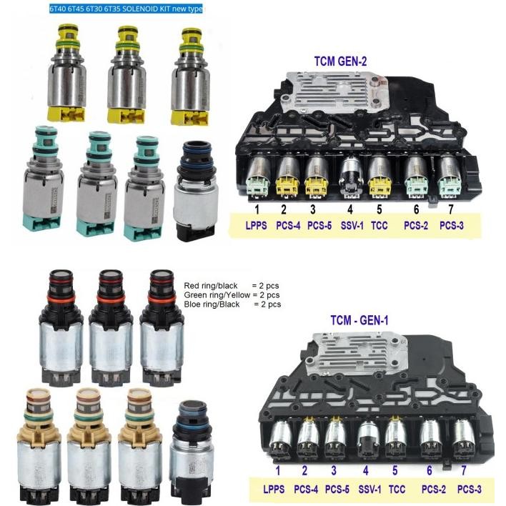 [ Leigha ] Solenoid Tcm Gen-1 - Chevy Captiva-Sonic-Trax-Cruze
