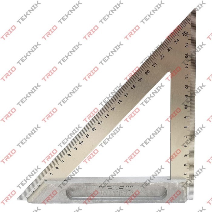 Penggaris Siku Tukang Segitiga Wipro Terbaru