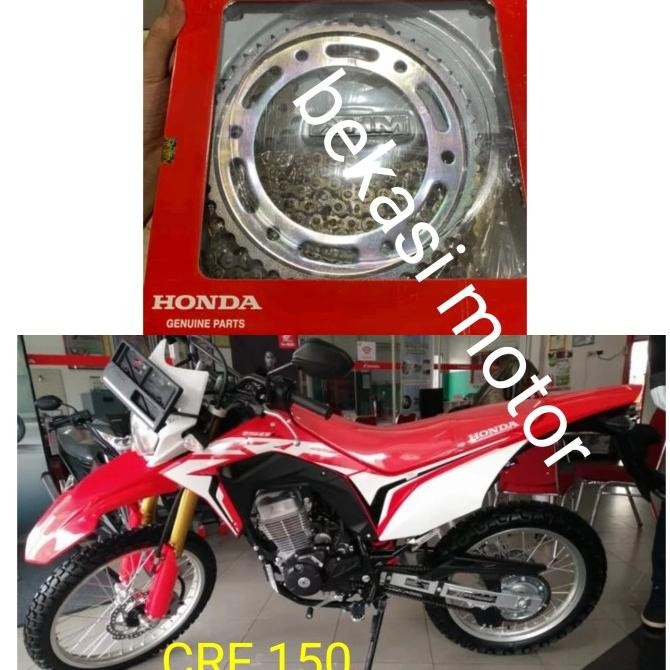 rantai gear gearset honda CRF 150 150L original 1set