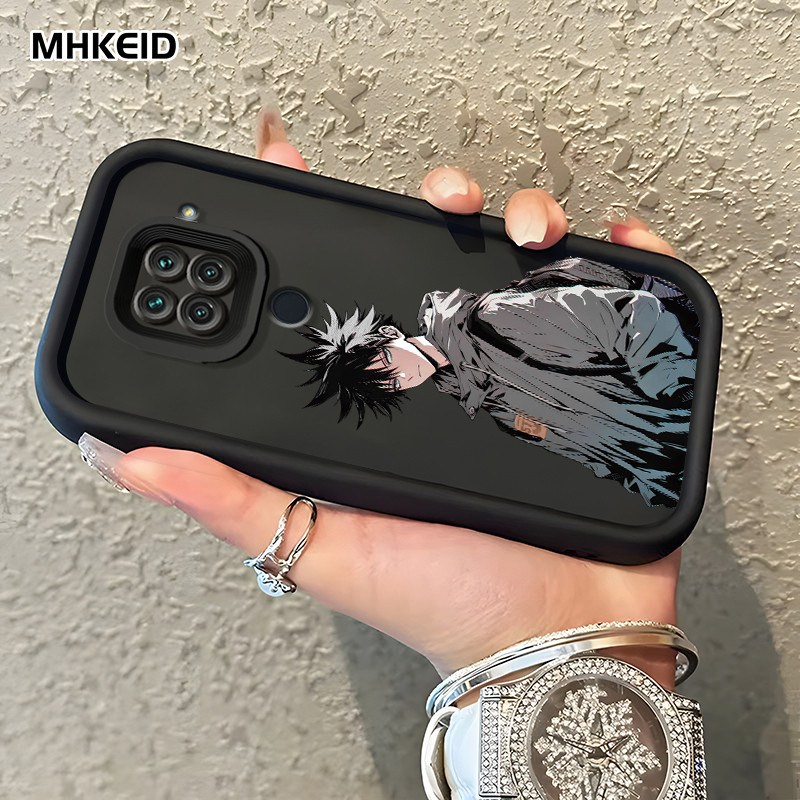 MHKEID Casing Hp Untuk Xiaomi Redmi Note 9 Redmi Note 9s Case Casing merek tampan Kasing pola bulu p