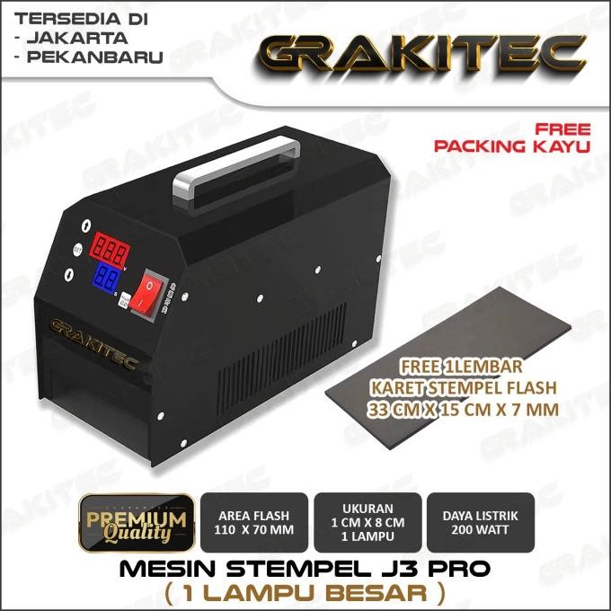 

Sale Mesin Stempel Flash Gkj3Pro 3 Lampu Grakitec