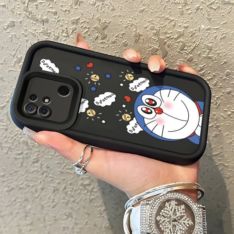 Casing Hp Untuk Xiaomi Redmi 10C Case HP Casing pola kucing mesin Kasing Cesing Silikon Kesing baru 