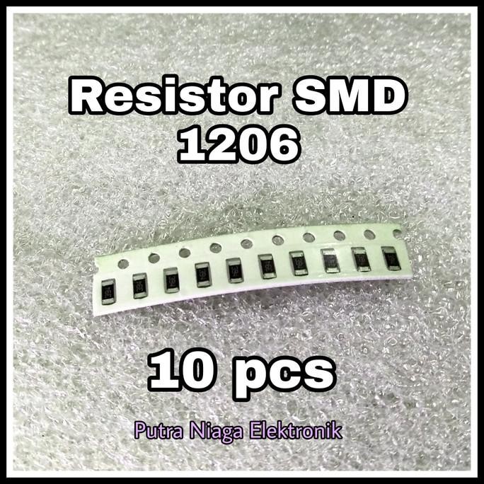 (20pcs) Resistor SMD 1206 9,1 Ohm Chip 9R1 Tahanan SMD1206 9,1R putr4n Ayo Order